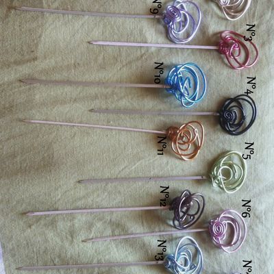 Pique à cheveux "rond"