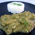 Curry de poulet à l'aubergine