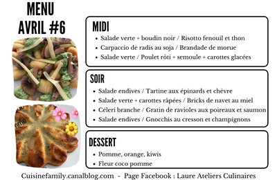 Menu Avril #6