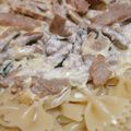 Farfalle au veau et à la sauge