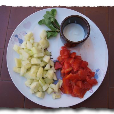 SMOOTHIE CONCOMBRE ET TOMATE