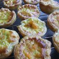 Mini quiches crevettes -curry