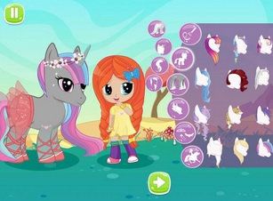 Divertissement pour enfants, jouez à « Pony Dress Up 2 »