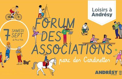 2024 AJAK - Présence au carrefour des associations à Andrésy le 7 septembre - ADHESIONS ET DONS EN LIGNE disponibles