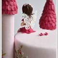 Gâteau anniversaire enfant Nîmes - château de princesse et une Fée...