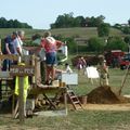 FETE DES BATTAGES ET DES VIEUX METIERS - 27 AOUT 2017 - CONSTRUCTION D'UN MUR EN PISE.