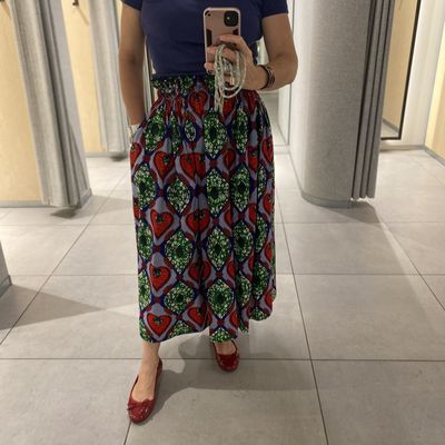 La jupe en Wax ( et en vrai!)