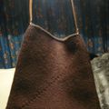 sac laine feutrée