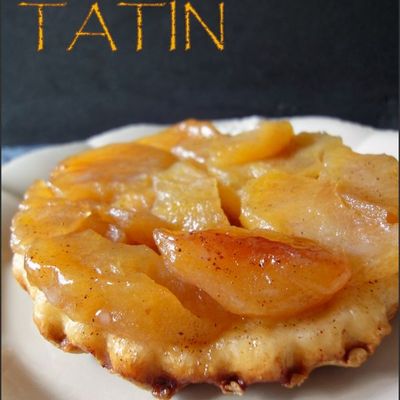 Tarte tatin de mangue et pomme à la vanille