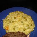 risotto aux petis pois - carotte