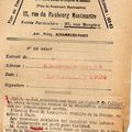 L'ARGUS DE LA PRESSE.1909. LE MESSAGER DE PARIS.