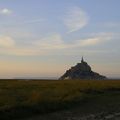 Mont-Saint-Michel -photo prise à l'entrée de la