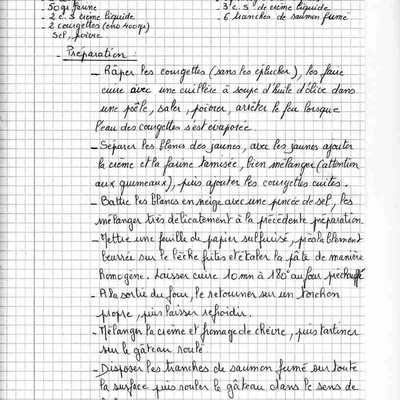 La recette de Françoise D.