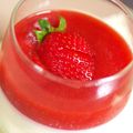 Panna cotta aux fraises