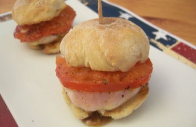 Mini-burgers au poulet