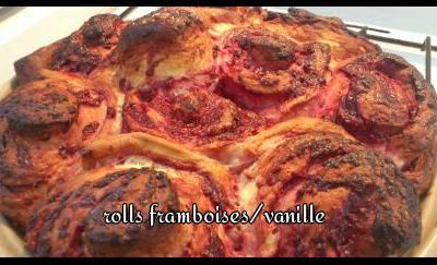 ROLLS FRAMBOISES/VANILLE