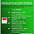 Des animations pour le premier WE de juin
