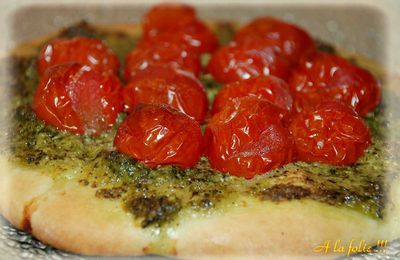 Pizzettes aux tomates cerises