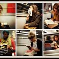 Une exposition met à l'honneur des femmes lisant dans le métro