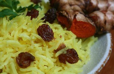 Riz au curcuma frais et quelques astuces pour la cuisson du riz