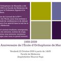 50 ans de l'Ecole d'Orthophonie de Marseille