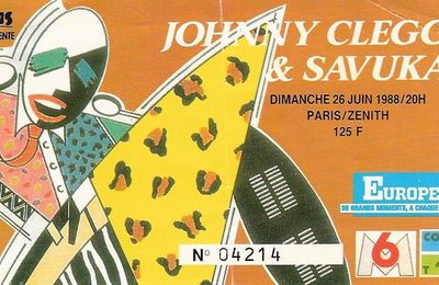 Johnny Clegg & Savuka - Dimanche 26 Juin 1988 - Zénith (Paris)