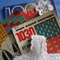 Lecture vintage pour points de crochet