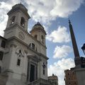 Campo Marzio / Pincio : Vue plongeante sur Rome (3/9). L'église de la Trinité des Monts, une église française !