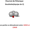 Tournoi de pétanque de midi