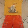 2 ans -Ensemble bermuda et t-shirt garçon