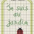 Je suis au jardin