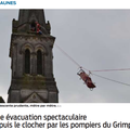 Exercice des pompiers du Grimp