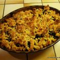 CRUMBLE DE BOUDIN NOIR AUX POMMES