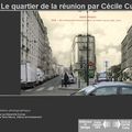 Confrontation photographique « le quartier de la Réunion » à Paris