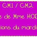 CM1 CM2 Mme Hodson - Corrections Journée du mardi 7 avril