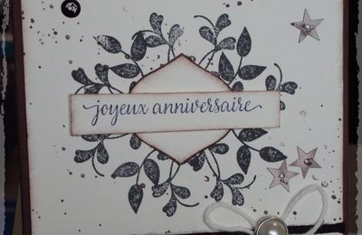 Une carte d'anniversaire