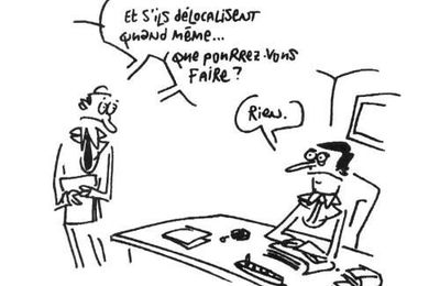 Délocalisation d'EADS ( Fillon ) - Le Canard enchaîné n° 4546 - 12 décembre 2007