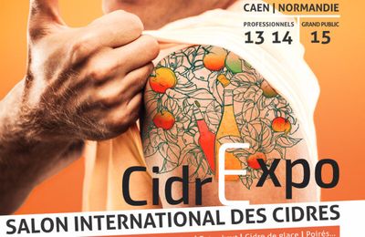 13,14 et 15 février 2020: CAEN accueille le salon international du cidre CIDREXPO