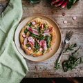Pizza printanière à fermentation lente