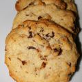 Cookies aux noix, noix de pécan et chocolat