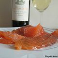 Gravlax de saumon