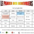 Ecole Castillon de Saint-Martory : MENUS CANTINE