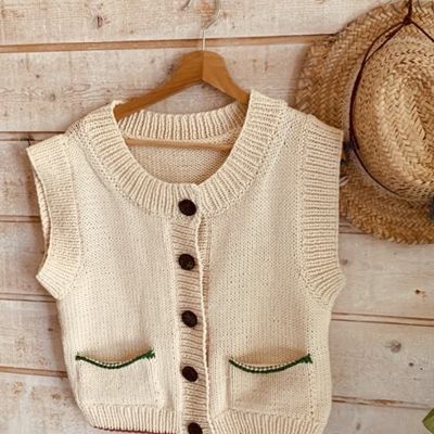 Gilet sans manche phil extra de phildar