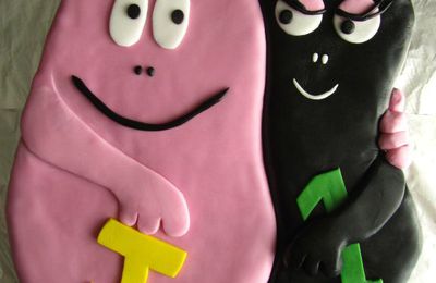 Gâteau Barbapapa et Barbamama