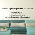 Le facteur le plus important...