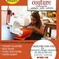 Stage Couture & Ateliers cours de couture débutants à Belley dans l'atelier de Crapule Factory enfant et adulte dès 7 ans