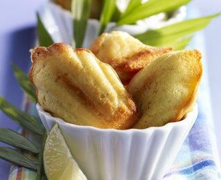 Madeleines au citron vert