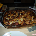 Gratin de pommes de terre et de saucisses