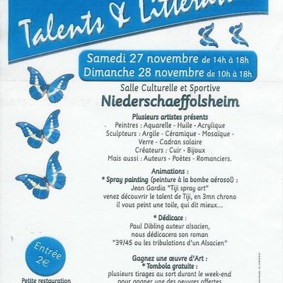 Salon Talents à Niederschaeffolsheim