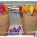 SMOOTHIE PECHES JAUNES-ABRICOTS ET LAIT DE COCO